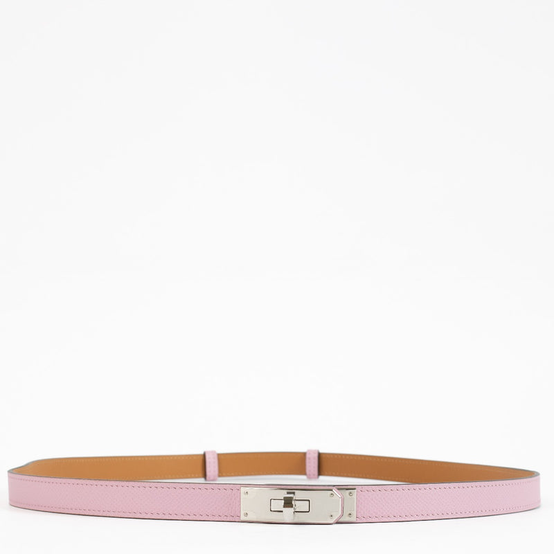 Authentic Hermès Kelly 18 Belt Epsom Mauve Sylvestre on Labellov.com