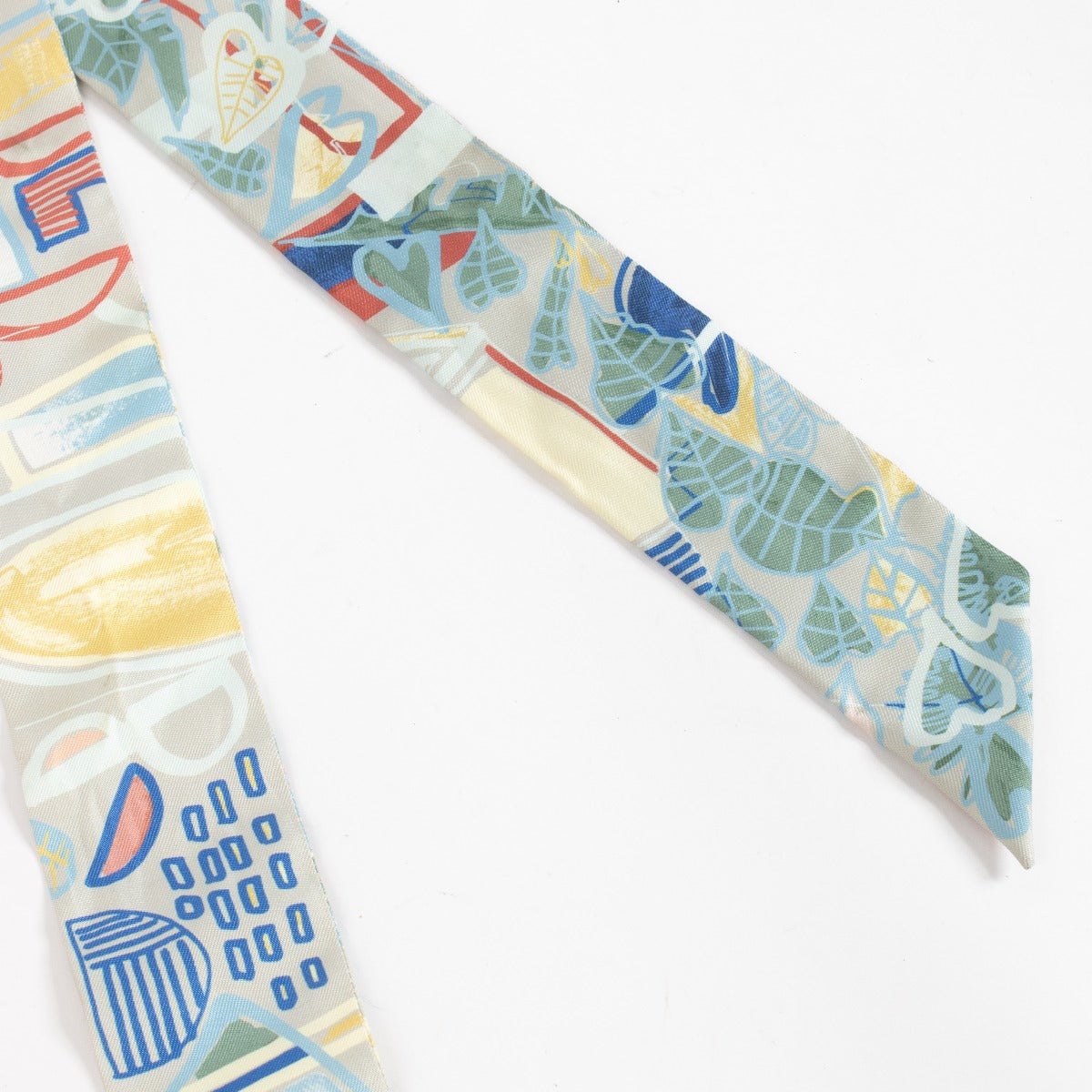 Authentic Hermès Twilly Scarf Modernisme Tropical on Labellov.com