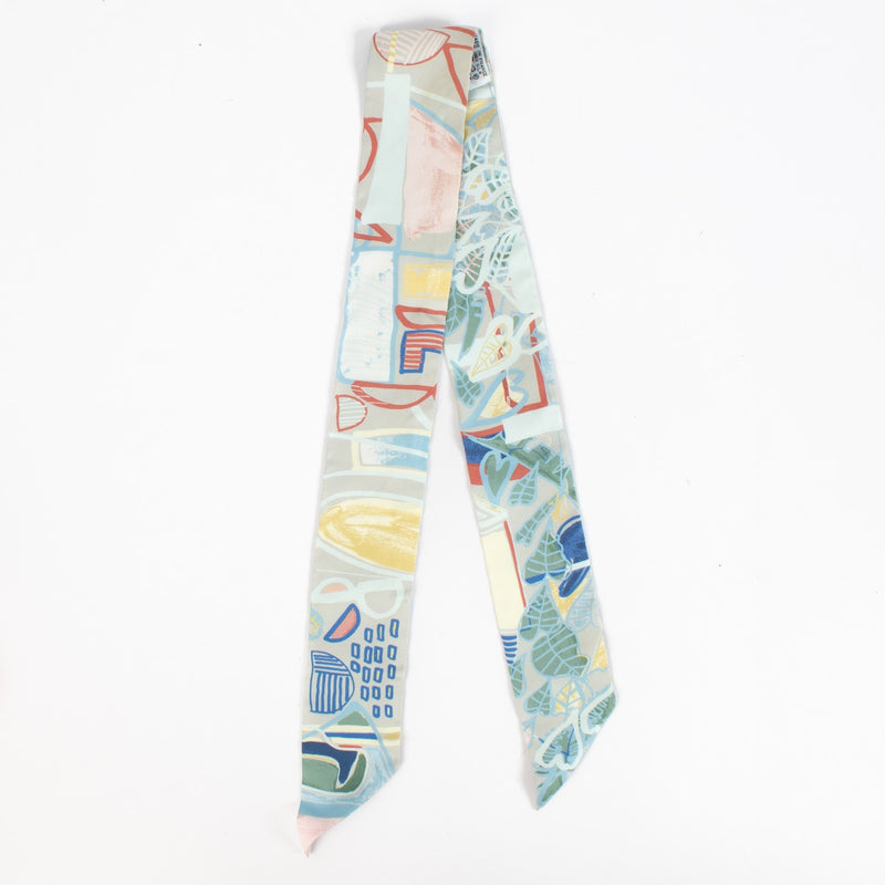 Authentic Hermes Twilly Scarf Modernisme Tropical on Labellov.com