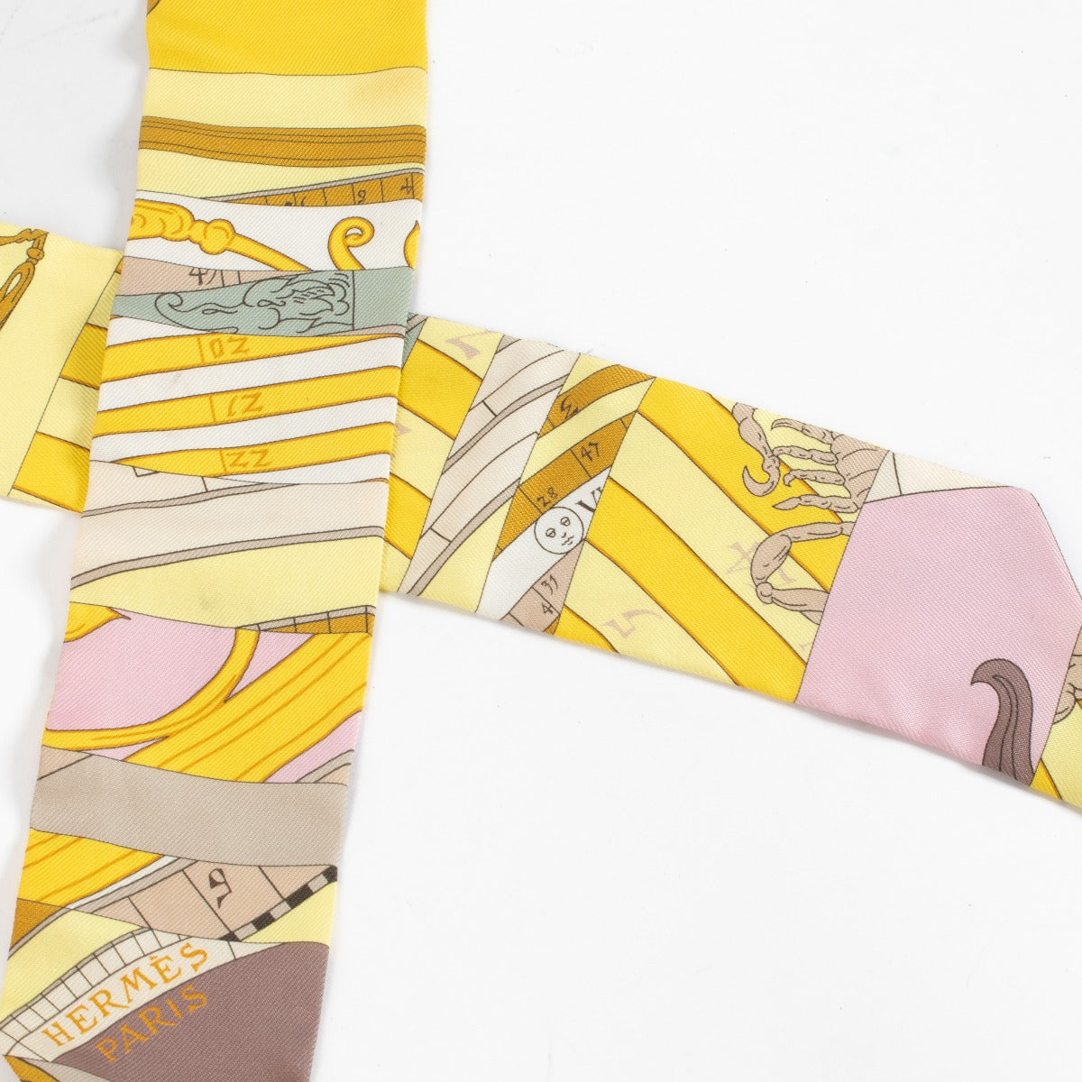 Authentic Hermes Twilly Scarf Astrologie Nouvelle on Labellov.com