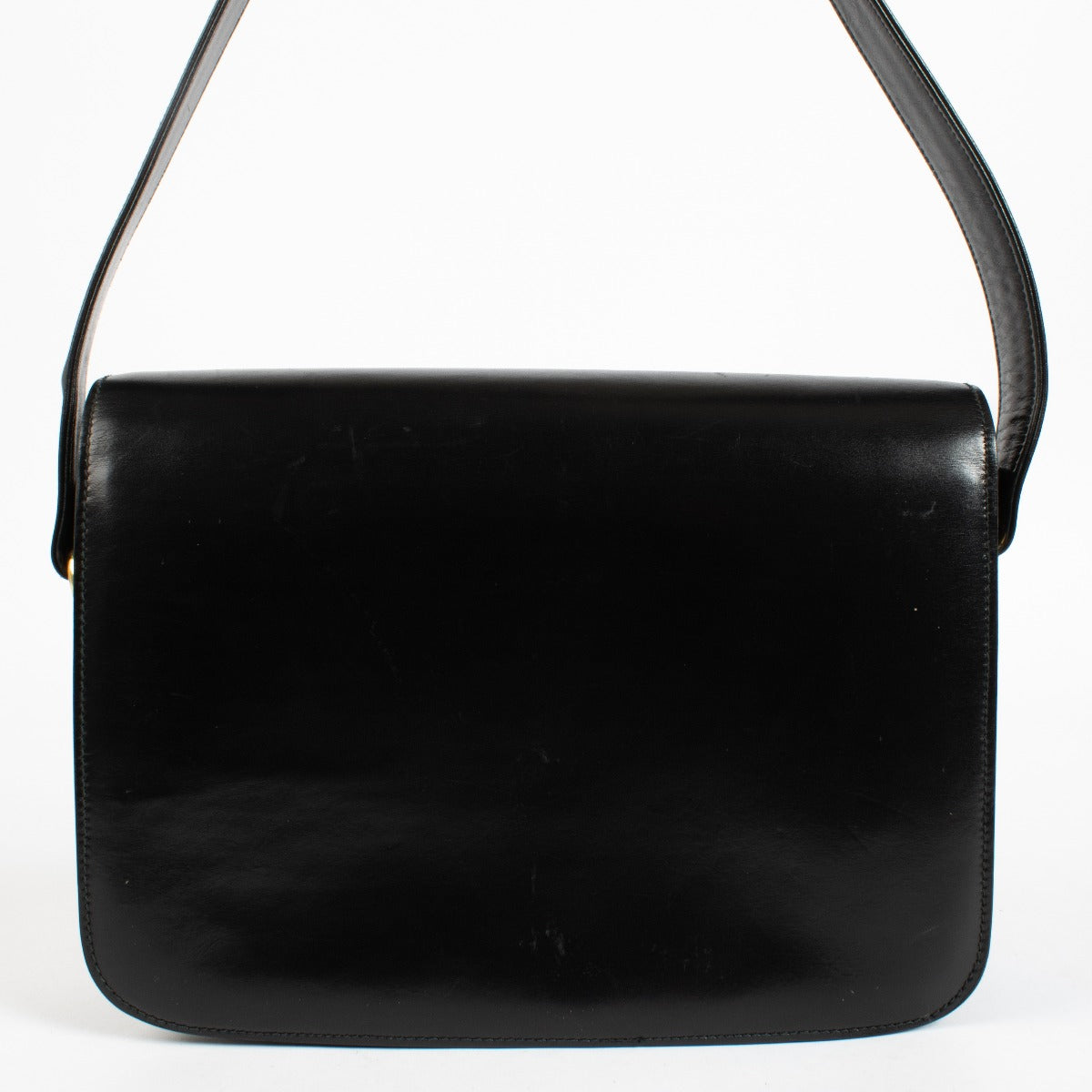Authentic preloved Celine Black Carriage Shoulder Bag on Labellov.com
