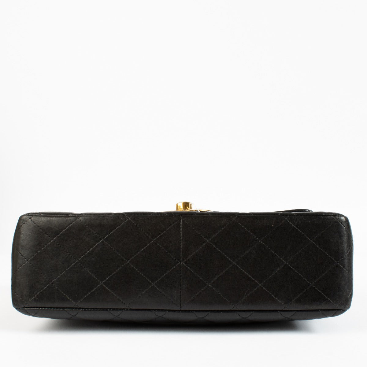 Chanel black Jumbo XL Lambskin Classic flap bag