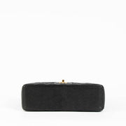 Shop safe online at Labellov in Antwerp, Brussels and knokke this 100% authentic second hand Chanel Black Caviar Large/ Jumbo Classic Double Flap