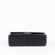 Shop safe online at Labellov in Antwerp, Brussels and Knokke this 100% authentic second hand Chanel Blue Caviar Large/ Jumbo Classic Double Flap