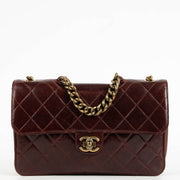 authentic preloved Chanel Burgundy Large Quilted Calfskin Perfect Edge Flap on Labellov.com