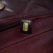 authentic preloved Chanel Burgundy Large Quilted Calfskin Perfect Edge Flap on Labellov.com