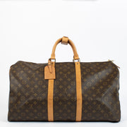 Authentic second-hand Louis Vuitton Monogram Keepall Travel Bag on Labellov.com