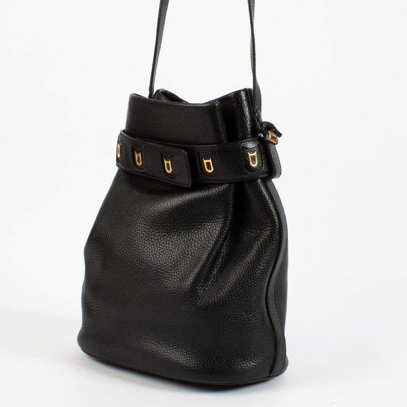 Delvaux Black Trotteur Calicot Bag