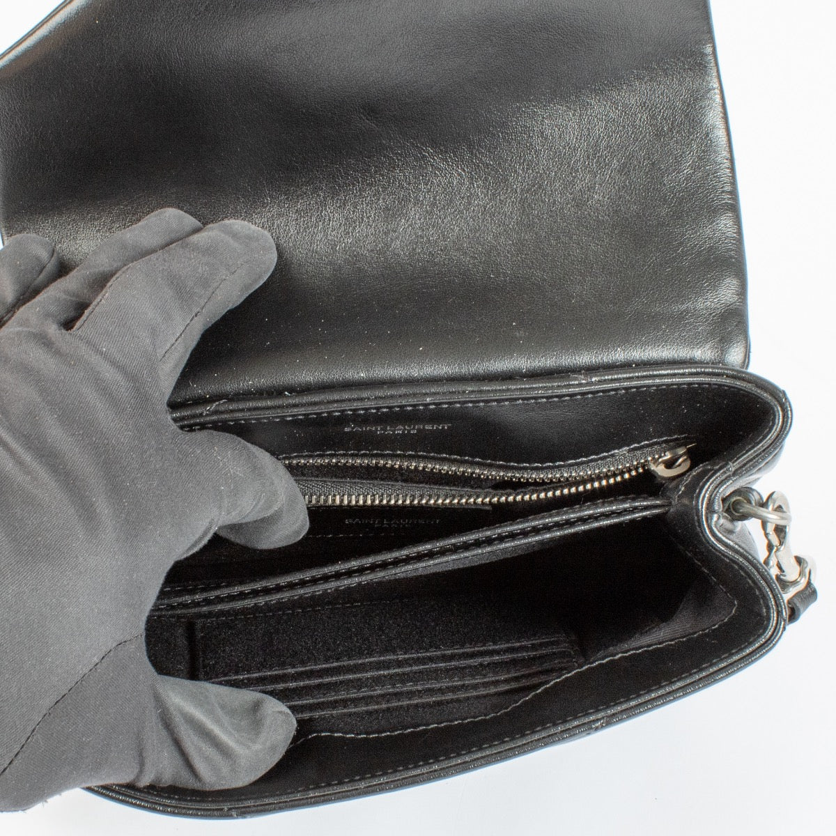 Shop 100% authentic second hand Saint Laurent Black Loulou Toy Bag on Labellov.com