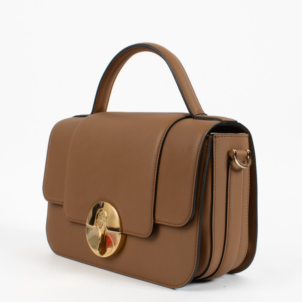 Lebeau-Courally Camel Candy Cross Grand Bag