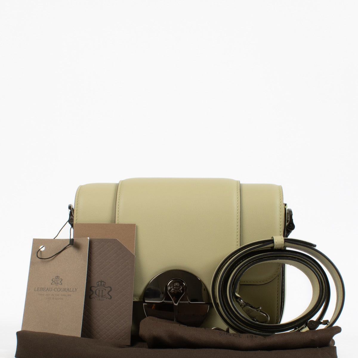 Lebeau-Courally Pistache Candy Cross Body Tas