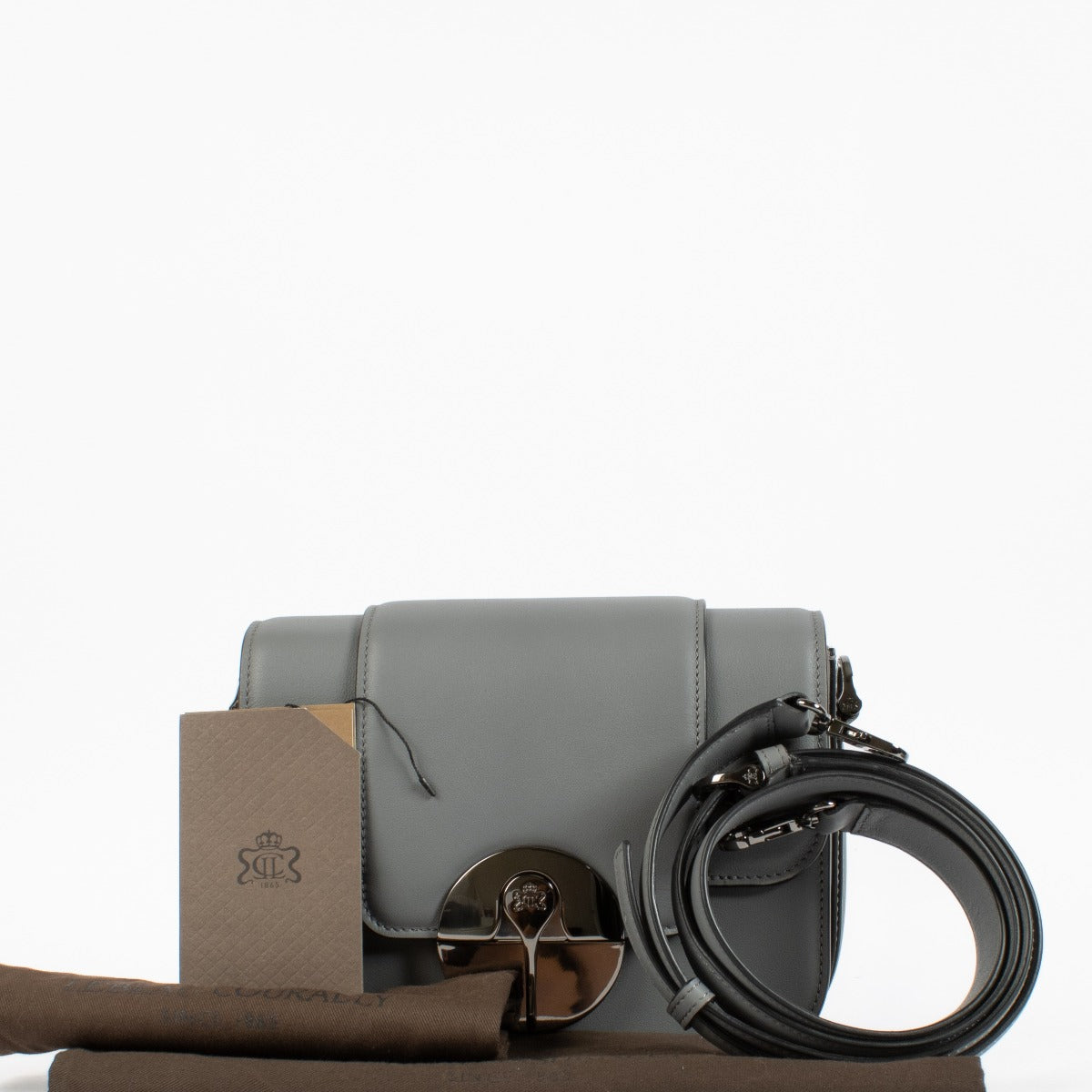 shop 100% authentic second hand Lebeau-Courally Candy Cross Mountain Grey (Gun) Bag on Labellov.com