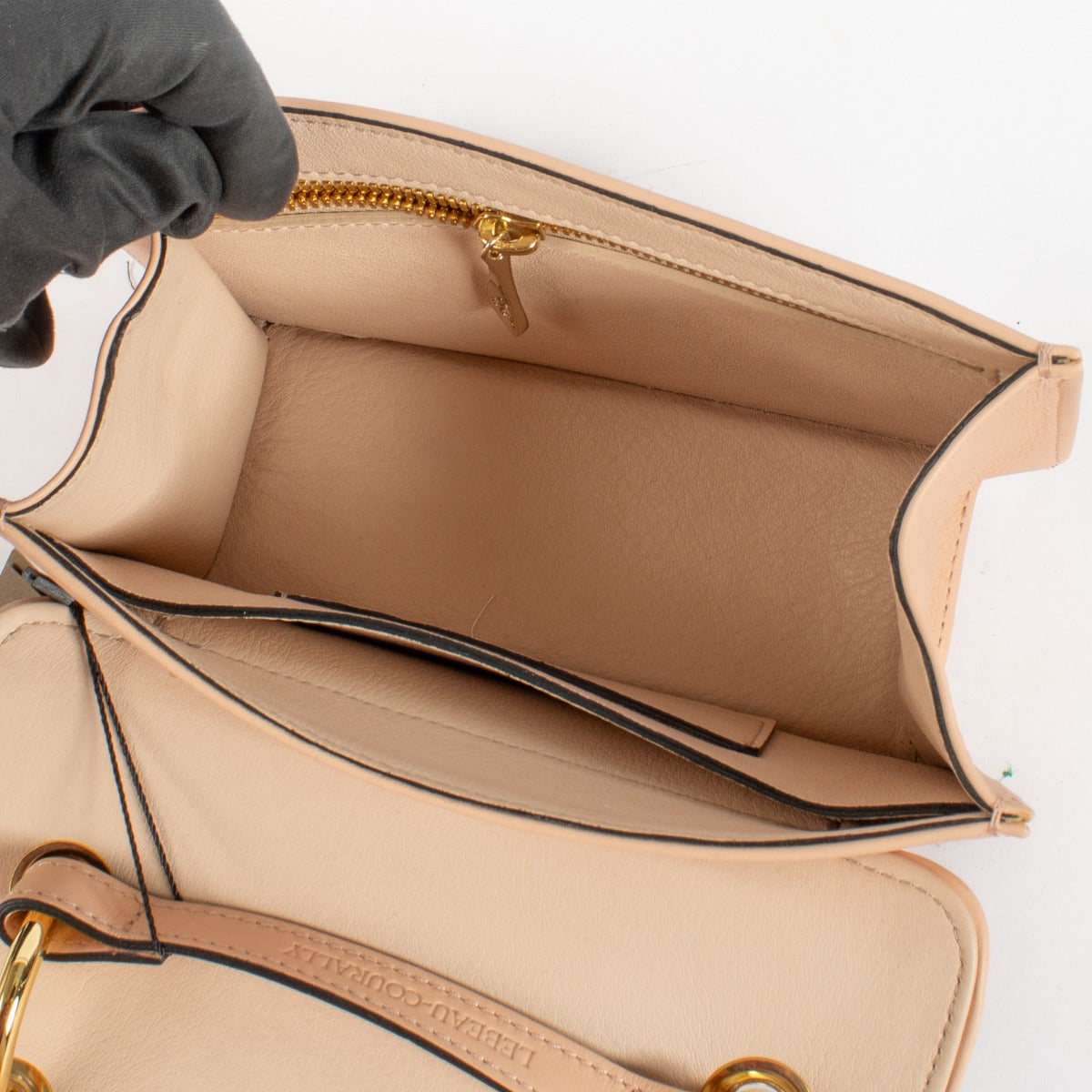 Lebeau-Courally Nude La Rebelle Small Bag