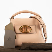 shop 100% authentic second hand Lebeau-Courally Miss Coraly Nude Top Handle Bag on Labellov.com