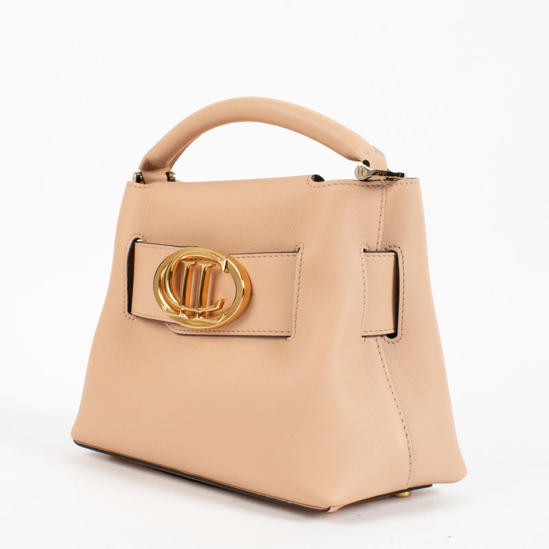 shop 100% authentic second hand Lebeau-Courally Miss Coraly Nude Top Handle Bag on Labellov.com