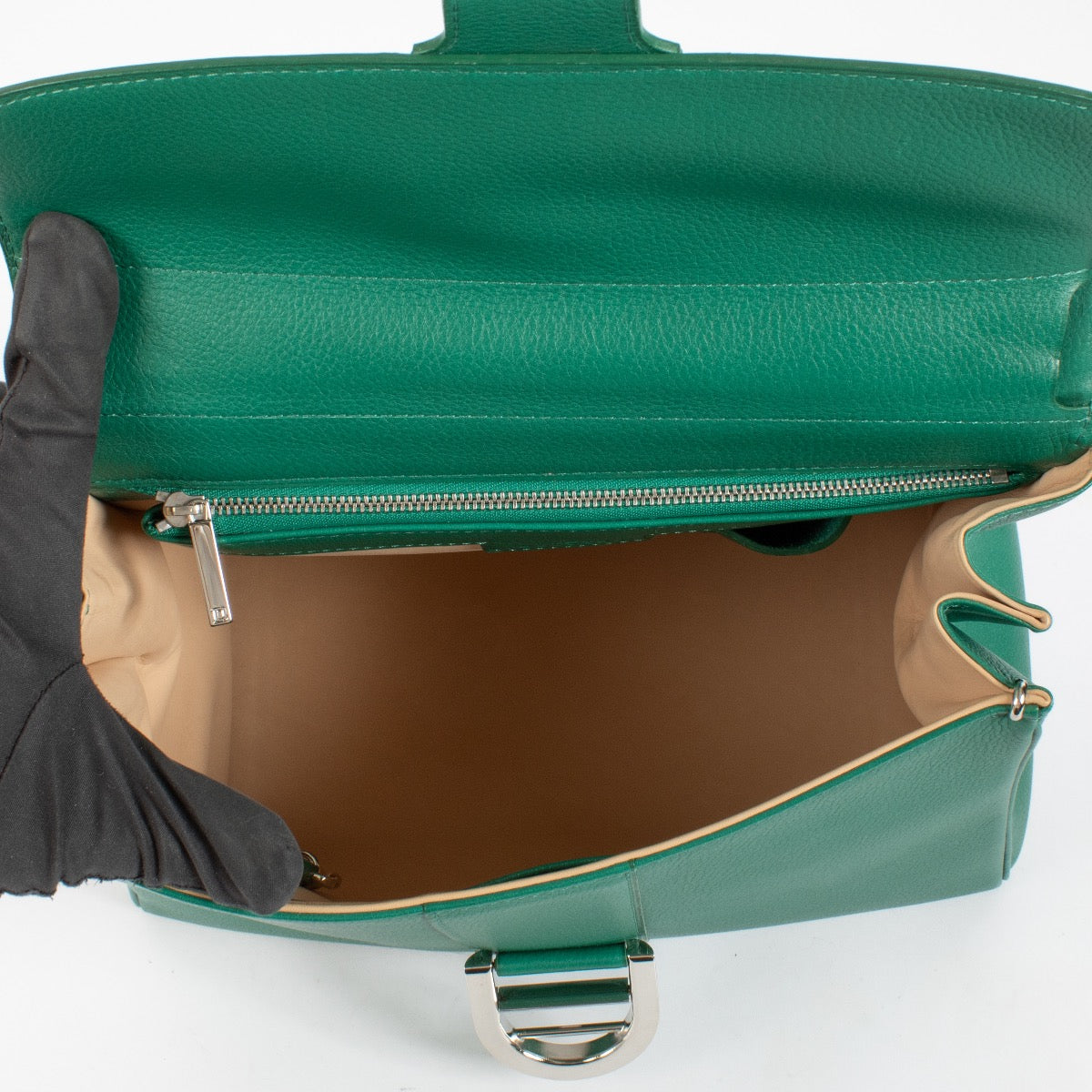 Delvaux Emeraude Green Jumping Brillant MM Bag