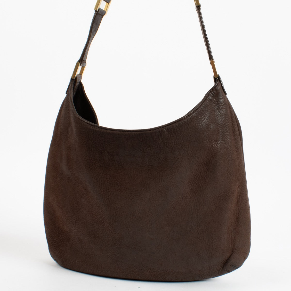 shop 100% authentic second hand Delvaux Brown Nubuck Louise Bag on Labellov.com