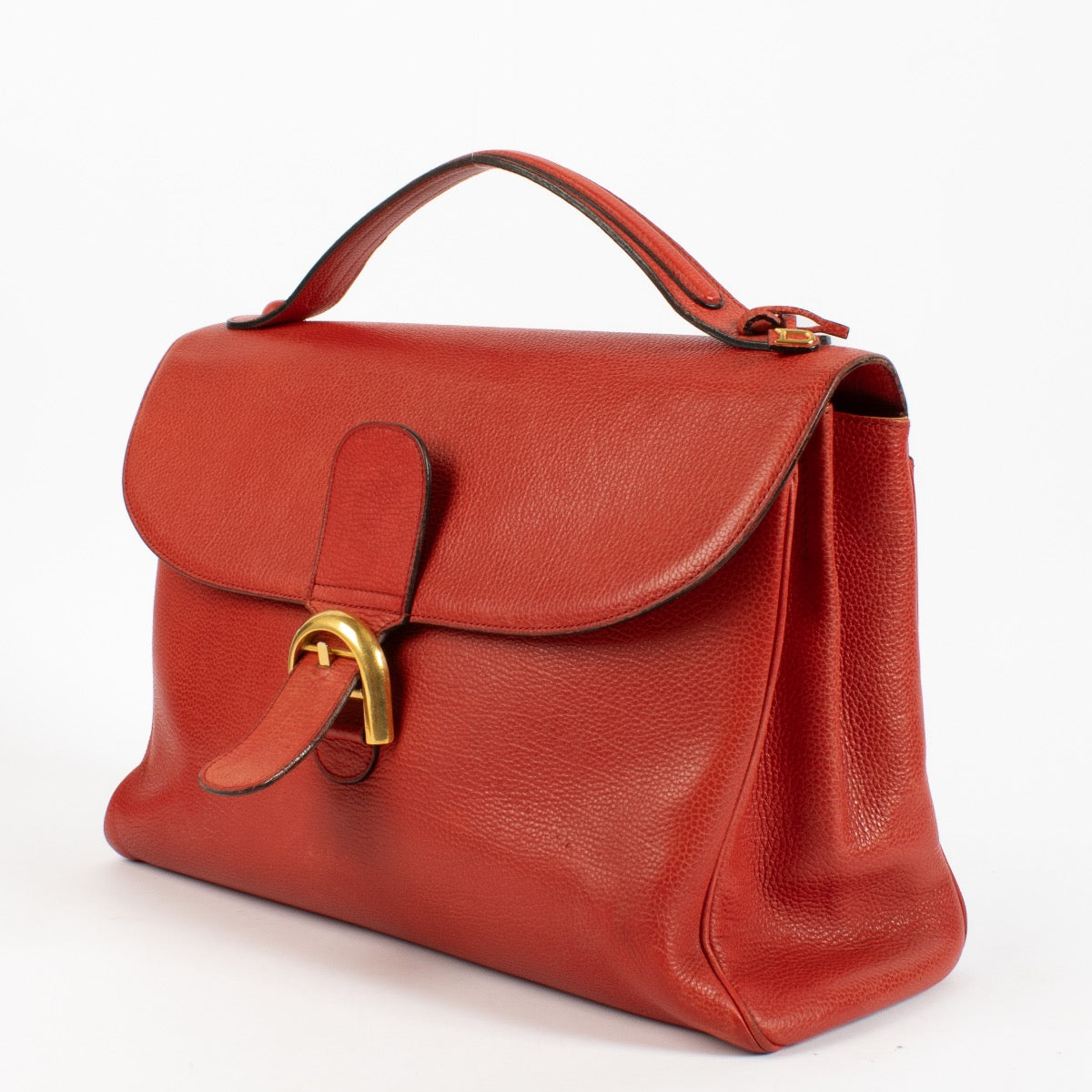 shop 100% authentic second hand Delvaux Red Brillant Briefcase on Labellov.com