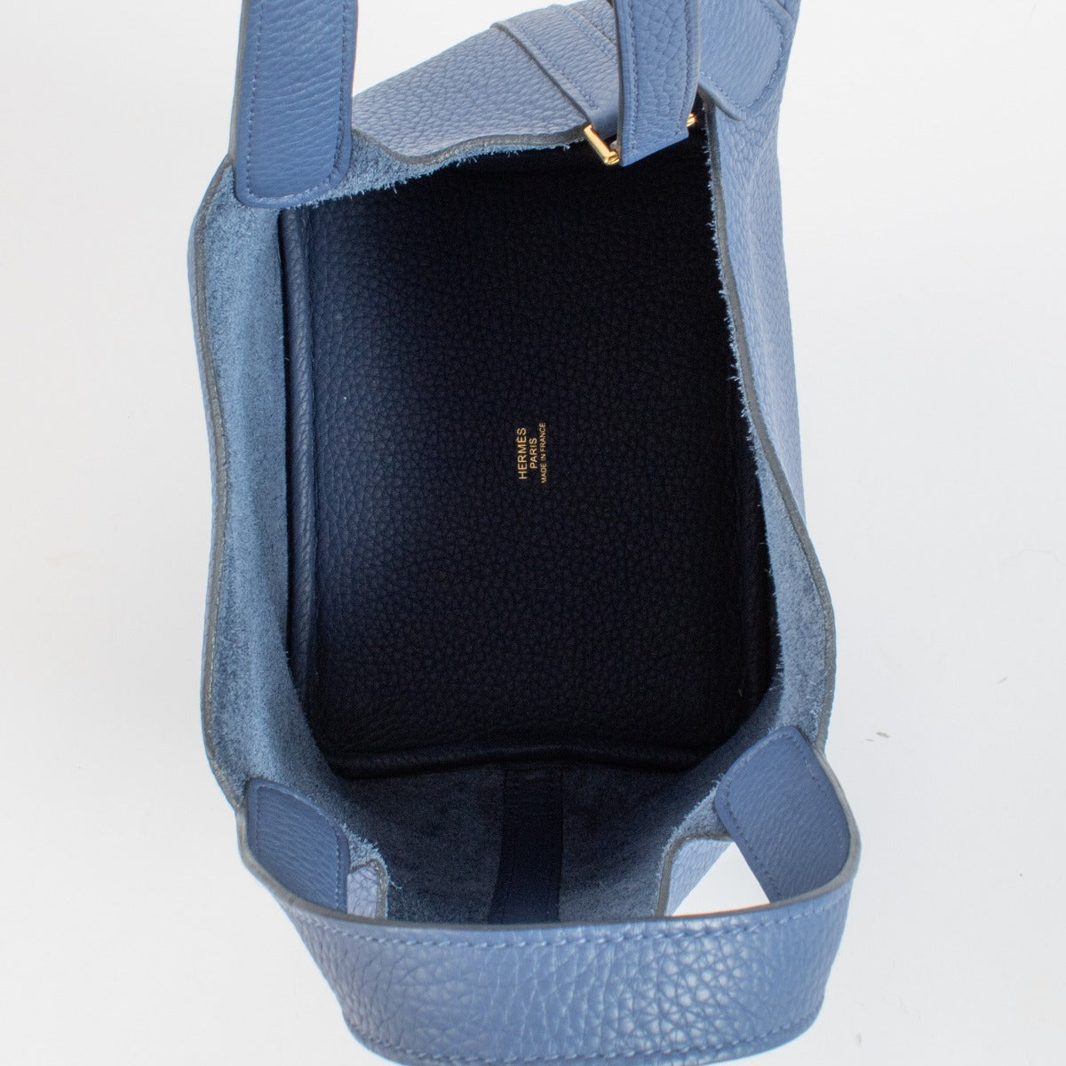 Hermès Picotin Lock 18 Bleu Brighton Clemence GHW