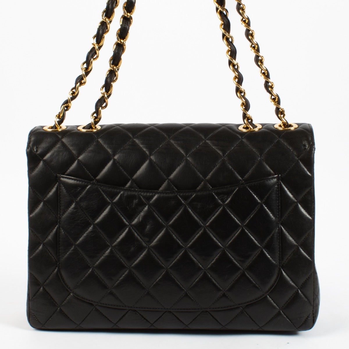 Buy 100% authentic second hand Chanel Black Lambskin Classic Flap Bag on Labellov.com