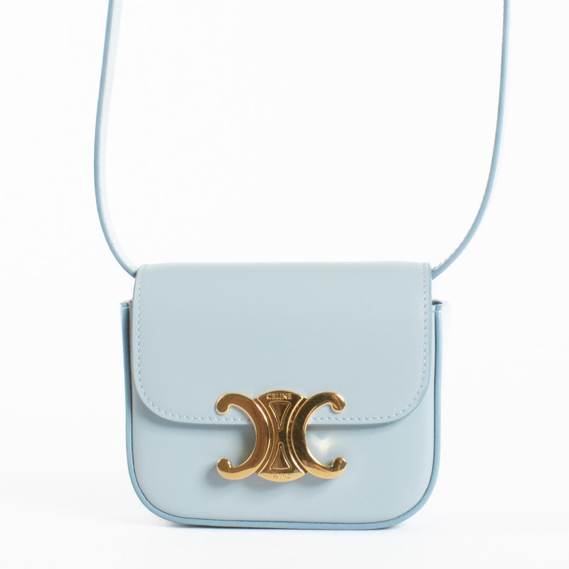 Authentic pre-loved Celine Moon Shiny Calfskin Mini Claude Bag on Labellov.com