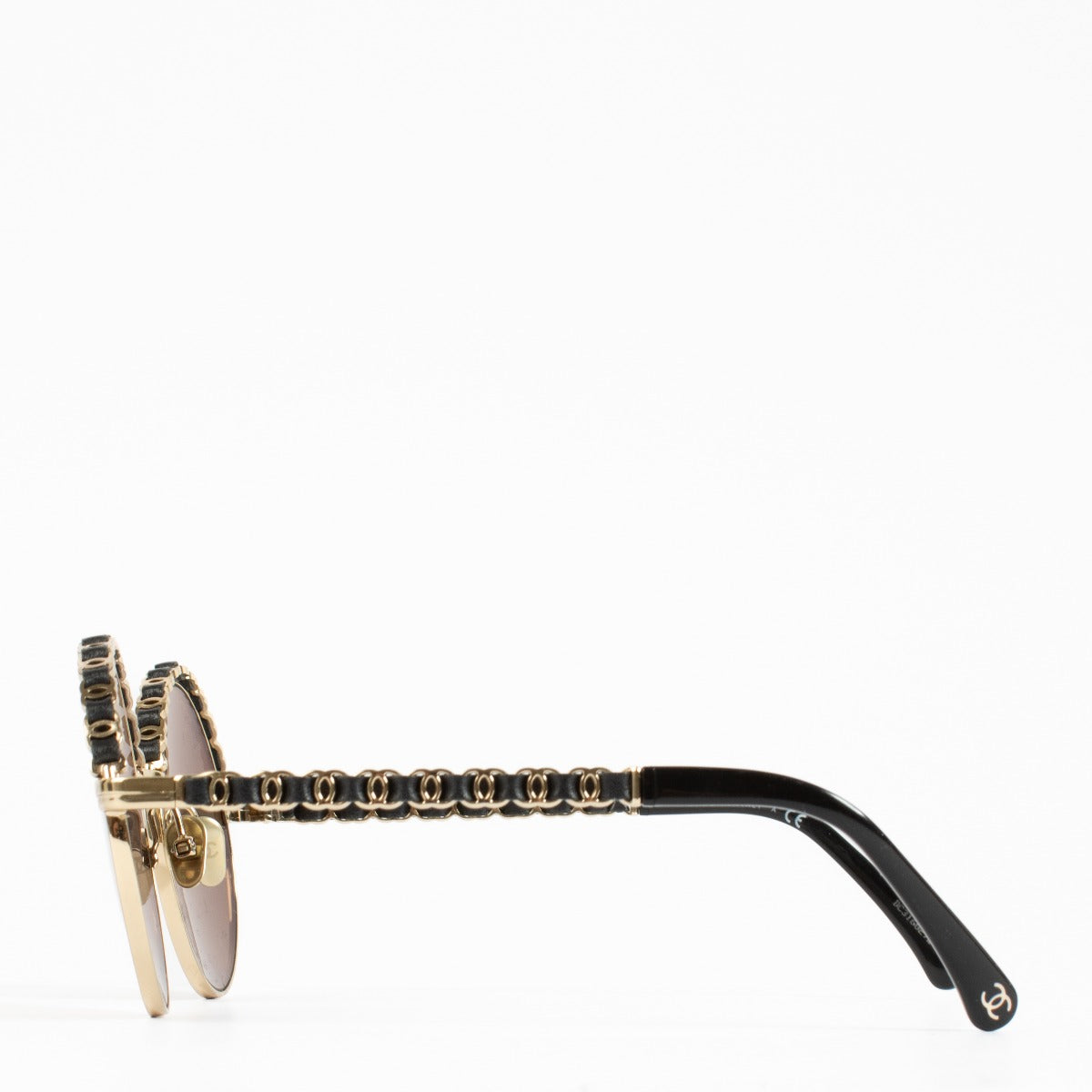 Lunettes de soleil rondes Chanel 4265 noires