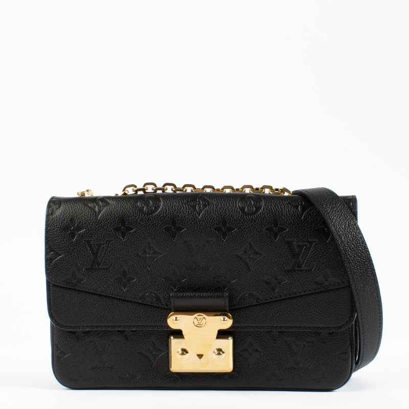 shop authentic designer Louis Vuitton Black Monogram Empreinte Marceau NM on www.labellov.com