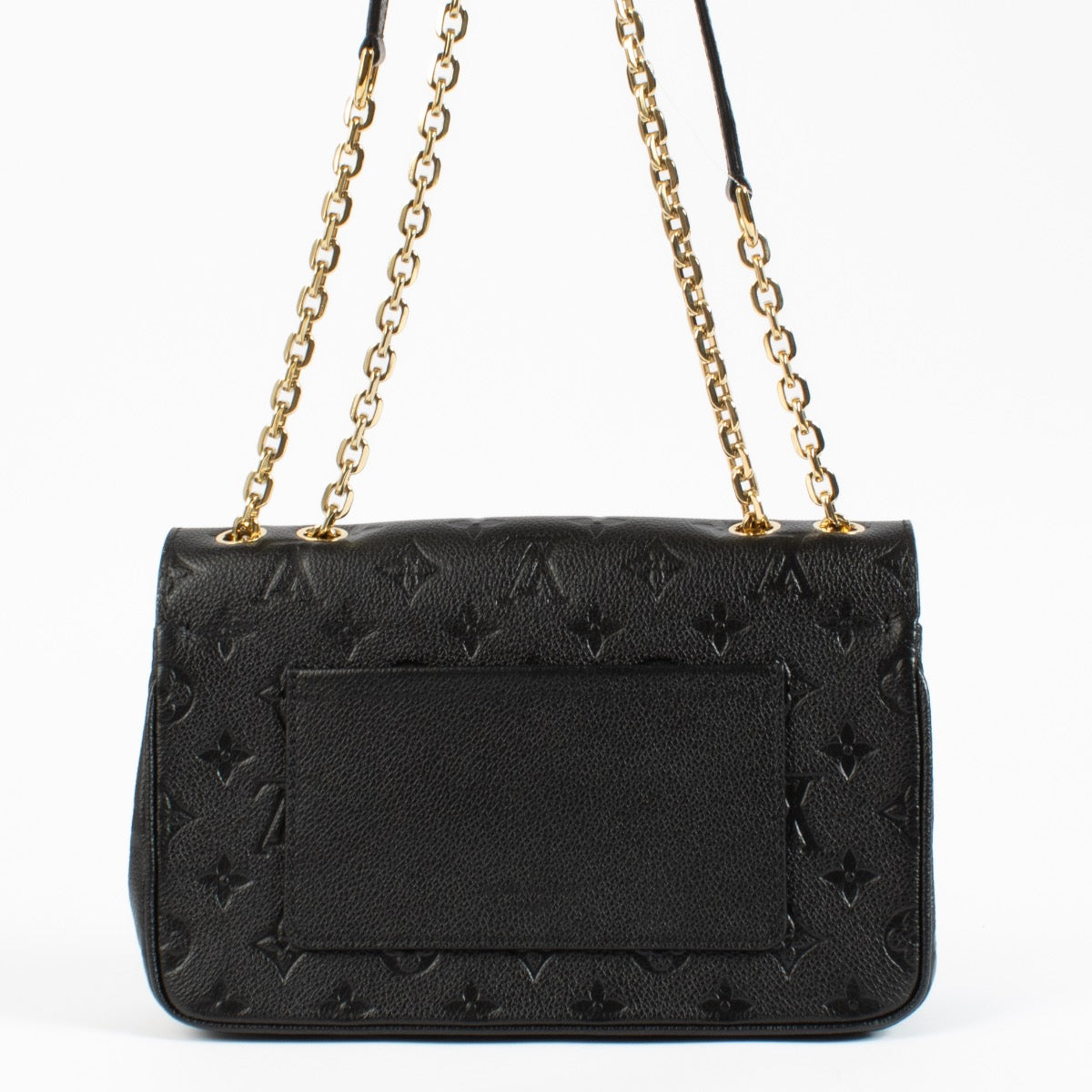 shop authentic designer Louis Vuitton Black Monogram Empreinte Marceau NM on www.labellov.com