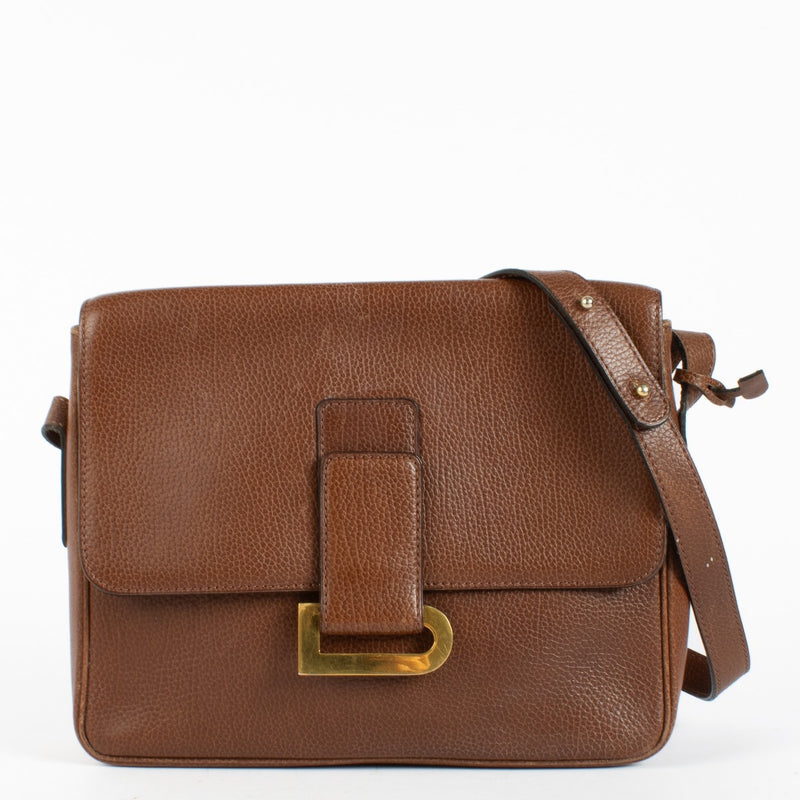 Authentic pre-loved Delvaux Cognac Poirier Bag on Labellov.com