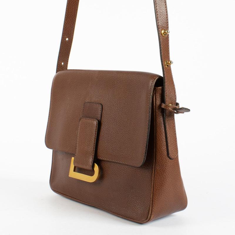 Authentic pre-loved Delvaux Cognac Poirier Bag on Labellov.com