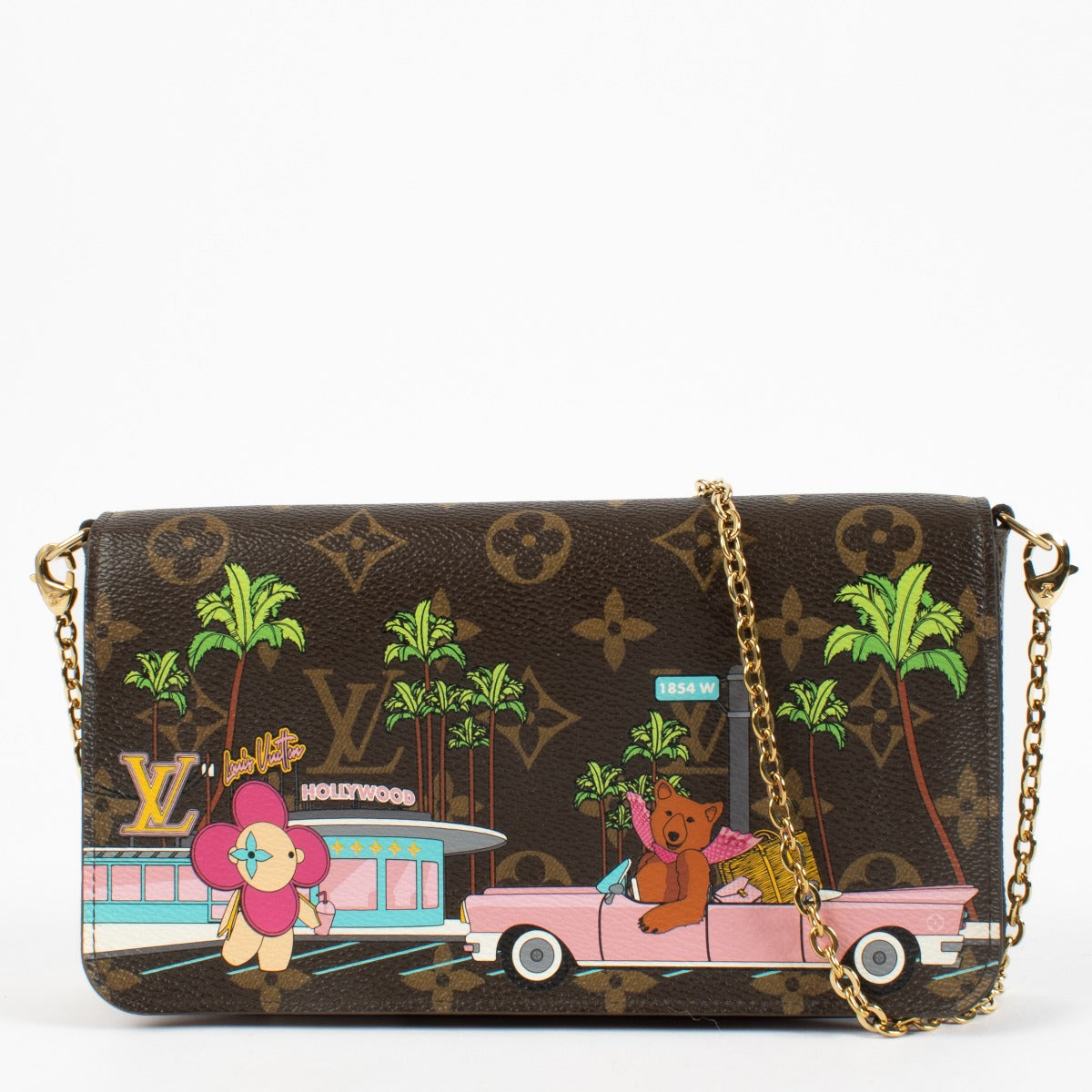 Louis Vuitton 2021 Limited Edition Vivienne Hollywood Drive Pochette Felicie