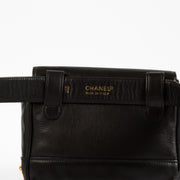 shop 100% authentic second hand Chanel Black Leather CC Belt Bag on Labellov.com