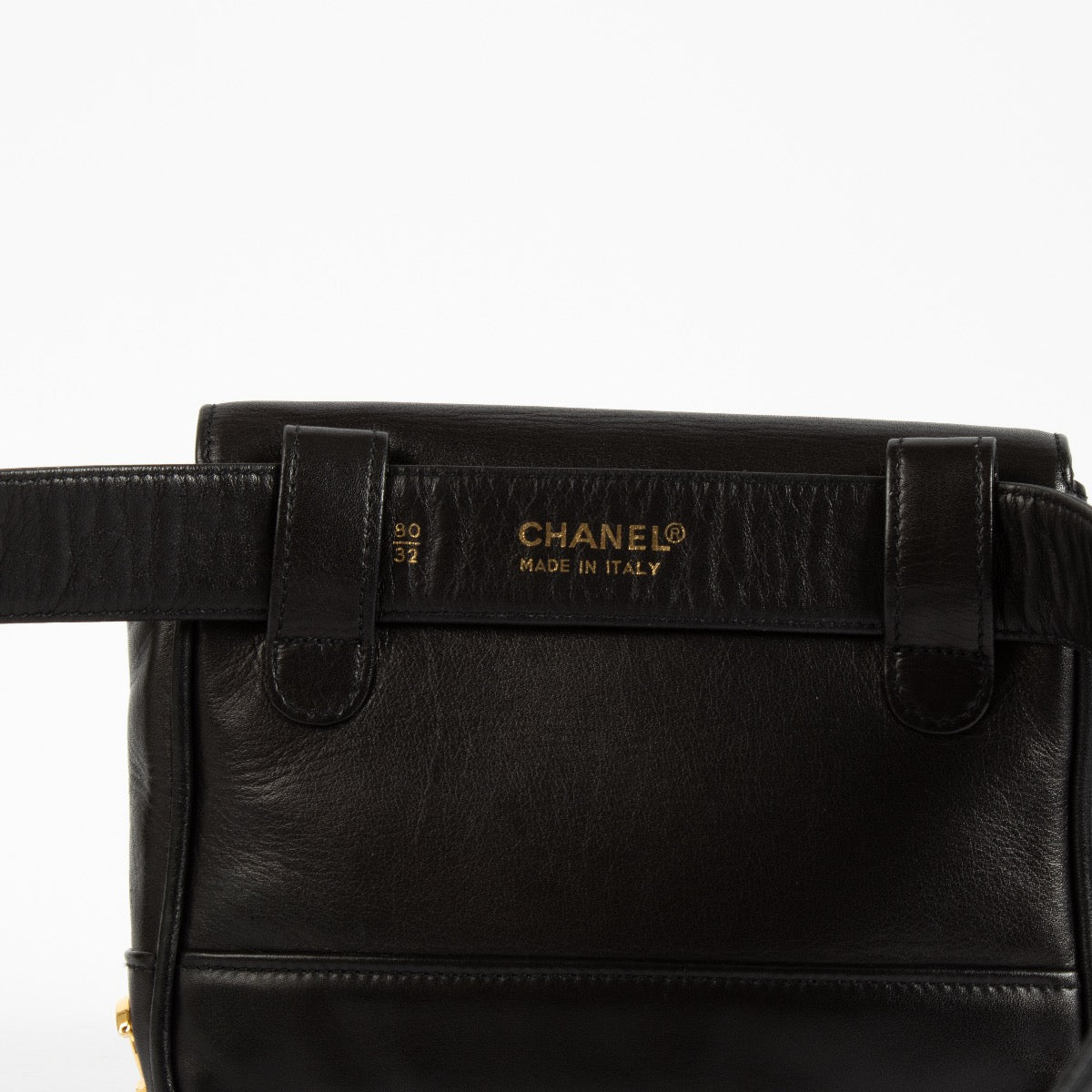 shop 100% authentic second hand Chanel Black Leather CC Belt Bag on Labellov.com