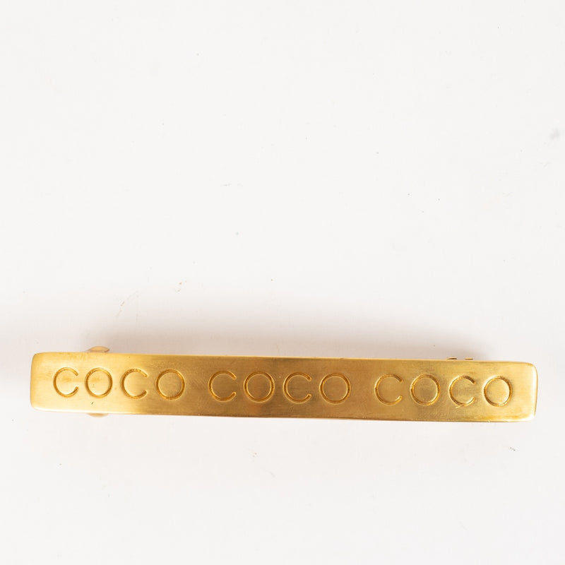 Chanel 96A Coco Vintage Barrette Hair Clip