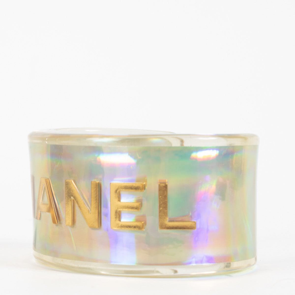 shop 100% authentic second hand Chanel Iridescent Cuff Bracelet on Labellov.com