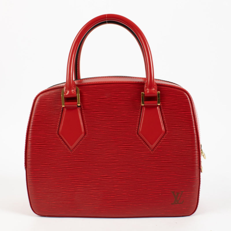 shop 100% authentic second hand Louis Vuitton Red Epi Sablon Bag on Labellov.com