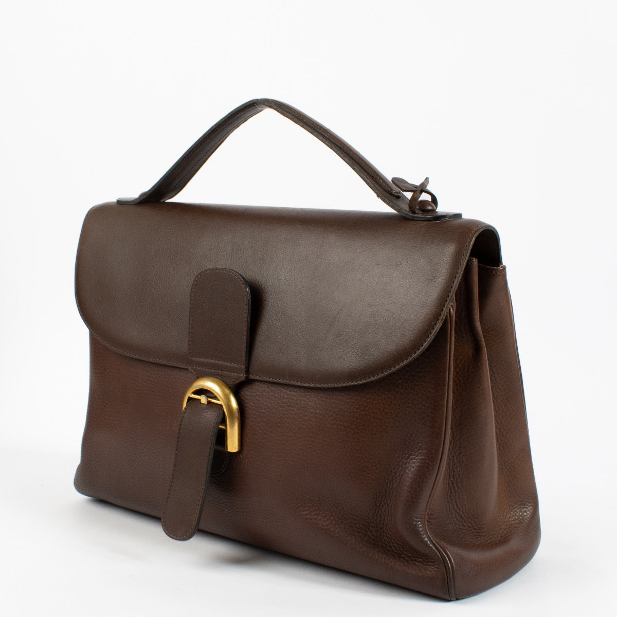 Shop 100% authentic secondhand Delvaux Brown Brillant Briefcase on Labellov.com