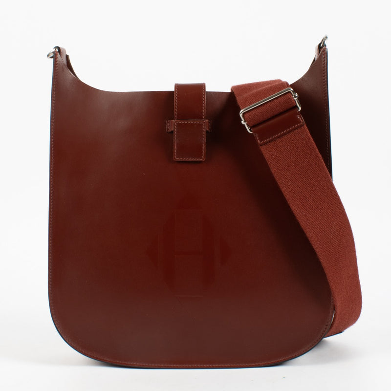 Hermès Evelyne Sellier 29 Rouge H Hunter PHW