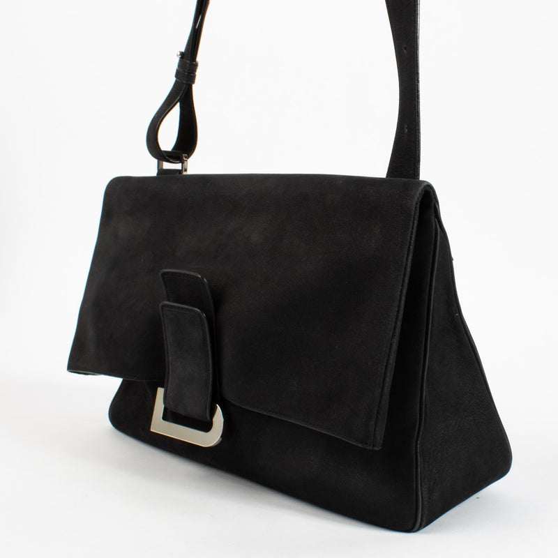 Shop 100% authentic secondhand Delvaux Blue Relais Suede Crossbody on Labellov.com