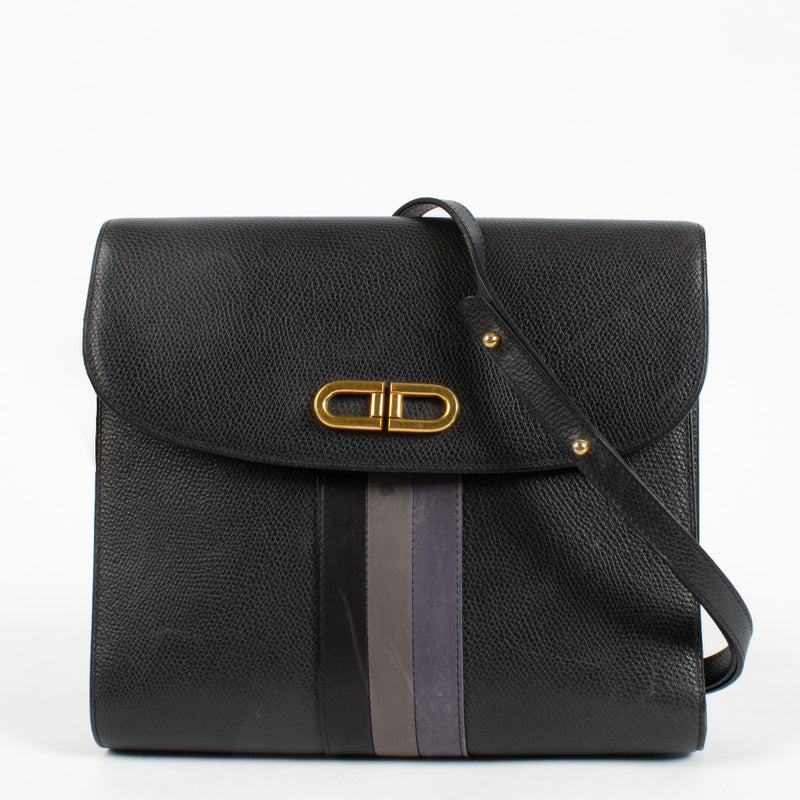 Shop 100% authentic secondhand Delvaux Blue Vintage Striped Crossbody on Labellov.com