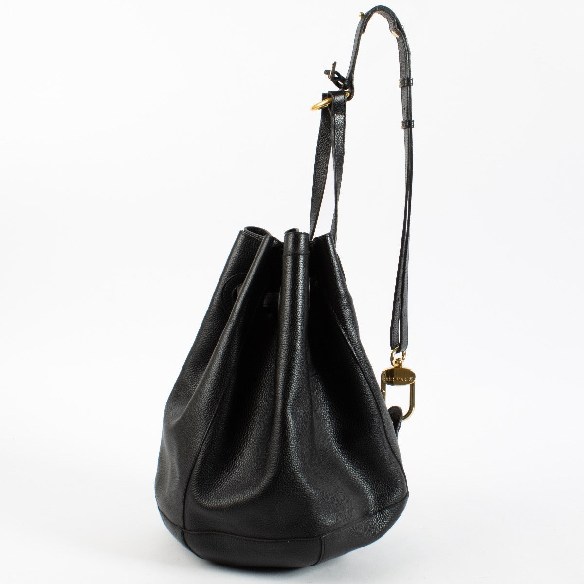 Authentic Preloved Delvaux Black Olivier Bucket Bag on Labellov.com