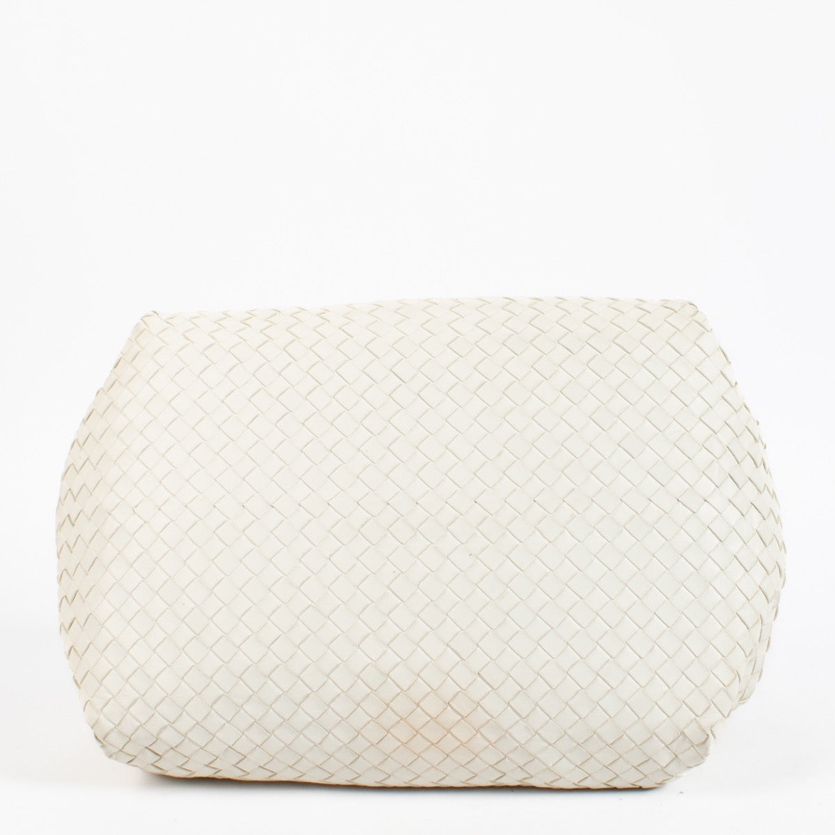 shop 100% authentic second hand Bottega Veneta White Intrecciato Hobo Bag on Labellov.com