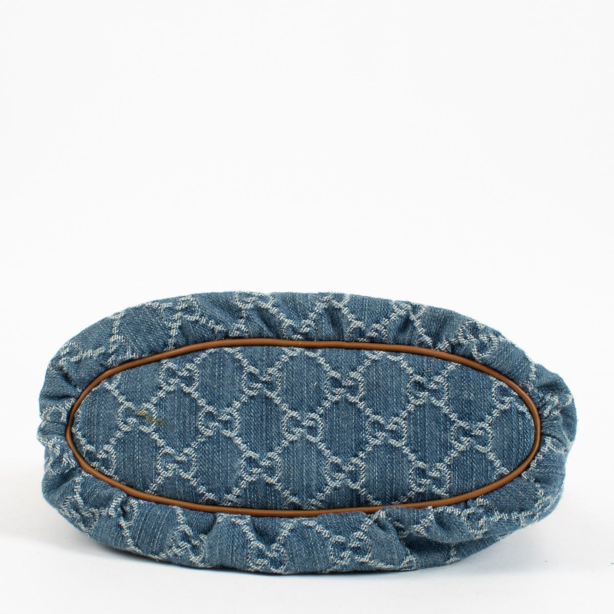 Gucci Denim Monogram Shoulder Bag