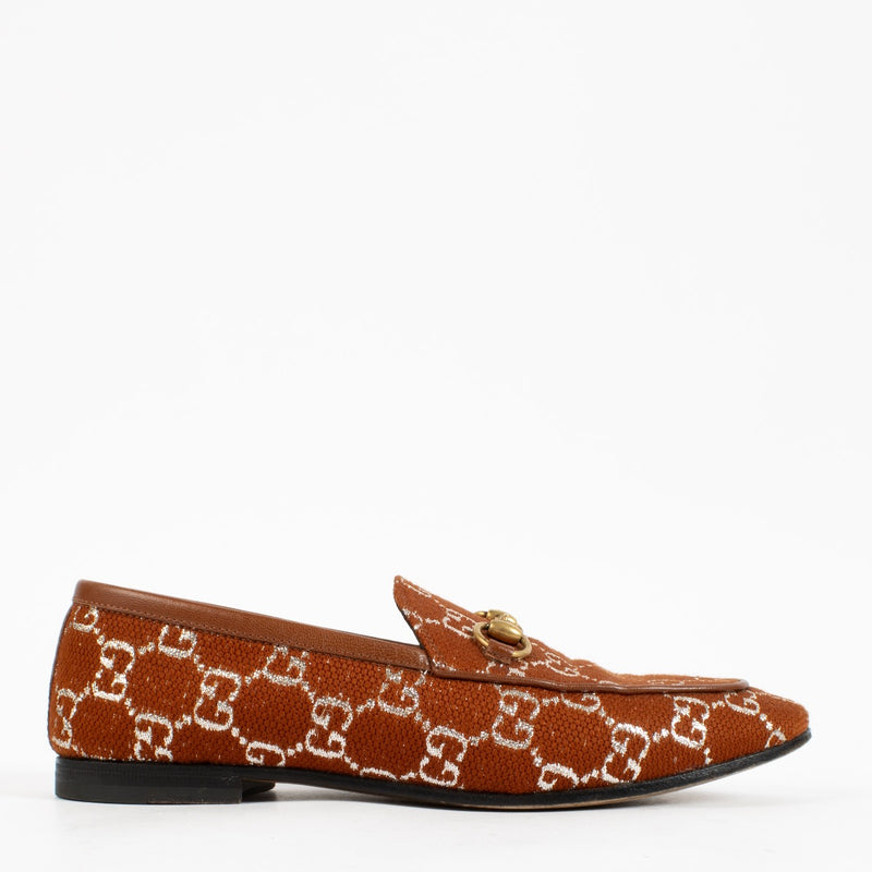 Shop 100% authentic secondhand Gucci Rust Horsebit Loafers - Size 36 on Labellov.com