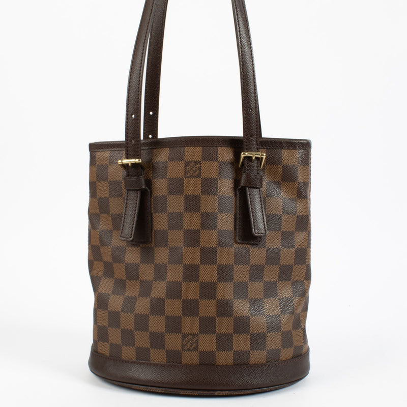 Shop 100% authentic secondhand Louis Vuitton Damier Ebene Marais Bucket Shoulder Bag on Labellov.com