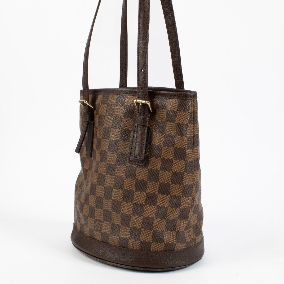 Shop 100% authentic secondhand Louis Vuitton Damier Ebene Marais Bucket Shoulder Bag on Labellov.com
