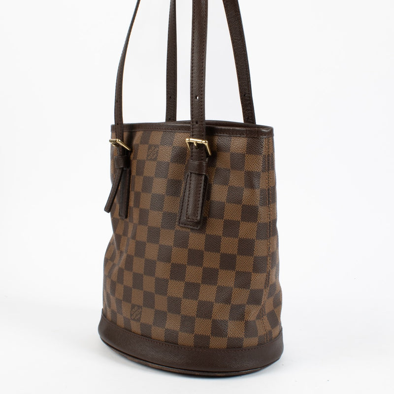 Shop 100% authentic secondhand Louis Vuitton Damier Ebene Marais Bucket Shoulder Bag on Labellov.com