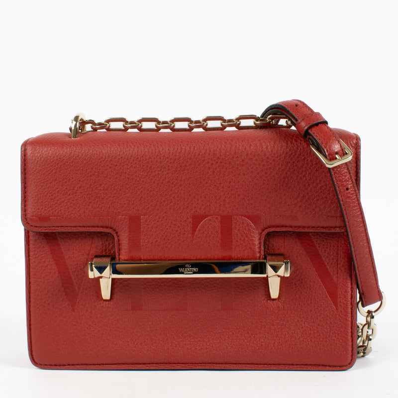 shop 100% authentic second hand Valentino Garavani Red VLTN Uptown Bag on Labellov.com