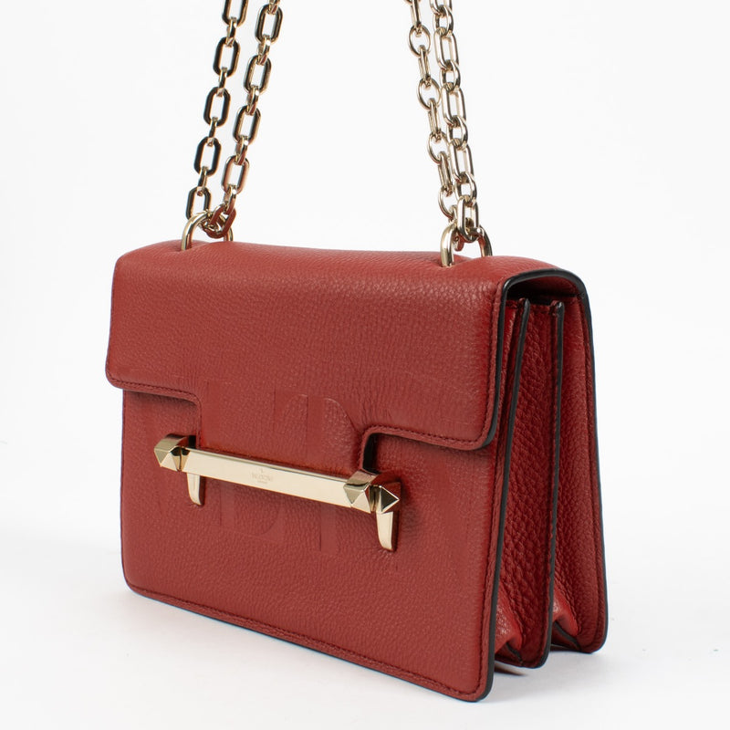 shop 100% authentic second hand Valentino Garavani Red VLTN Uptown Bag on Labellov.com