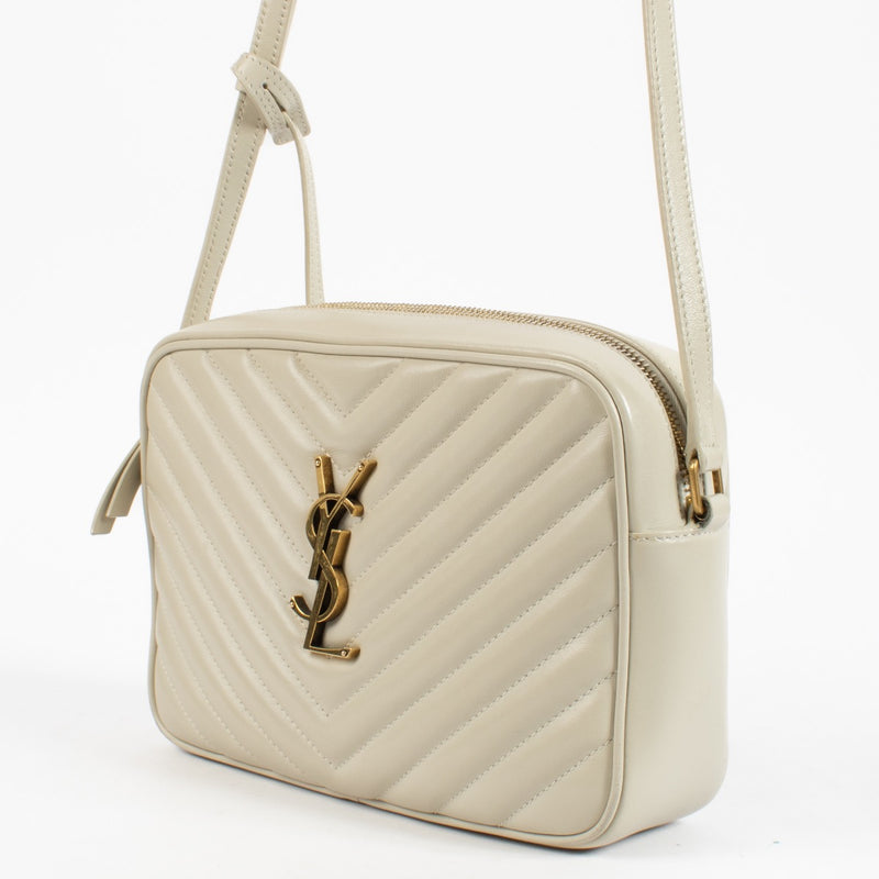 shop 100% authentic second hand Saint Laurent White Lou Camera Bag on Labellov.com